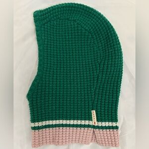 Marni Green and Pink Knit Accessory